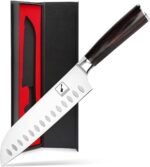 imarku Chef Knife 7 Inch Kitchen Knife Ultra Sharp Santoku Knife - High Carbon Japanese Chefs Knife, Kitchen Gadgets 2025, Apartment Essentials, Birthday Gifts for Him Her, Best Gifts for Women Men - Image 2