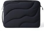 llano 14 inch Laptop Sleeve, Laptop Case for MacBook Pro,Dell, HP, Lenovo, Asus, Notebook Tablet Case, 360° Protection, Lightweight, Water-Resistant, 4 Compartments Storage, Black - Image 2