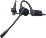 oleap Upgraded Open Ear Headphones with Mic,Business Wireless Headsets for Work Noise Cancelling headsets for Home Office, Mobile Office, Meetings and Calls,Trucker Headphones (Grey) - Image 2
