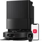 roborock Qrevo Series Robot Vacuum and Mop, 8000Pa Suction, Upgraded from Qrevo S, Anti-Tangle Brushes, Smart Obstacle Avoidance, Auto Mop Washing, All-in-One Dock, 200RPM Spinning Mops, Black(QV 35A) - Image 2