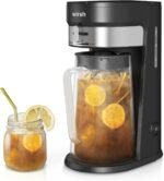wirsh Iced Tea Maker with 3QT Pitcher, Iced Coffee Maker with Strength Control and Reusable Filter, Perfect For Iced Coffee, Latte, Tea, Lemonade, Flavored Water, Black - Image 2