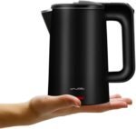 0.8L Electric Kettle Stainless Steel, 800 Watts Small Electric Kettle 27 Ounce Fast Boil Auto Shut-off, Portable Water Boiler for Small Kitchen, Business Trip and More - Image 2