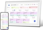 10.1" Digital Calendar, Meal Planner, Duty Chart, to Do List,HD Smart Touch Screen Home Interactive Smart Electron Calender - Built-in Digital Photo Frame Function (white, 10.1) - Image 2