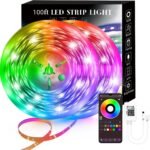 100FT Smart LED Strip Lights , RGB Strip Lights Sync to Music with 40 Key Remote Controller LED Lights for Bedroom, Christmas Lights decration (Multi-Colored, 100FT) - Image 2