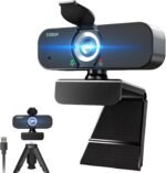 1080P Webcam for Computer/Laptop/Desktop/PC, External Camera with Microphone, USB Plug&Play, Auto Low Light Correction, Privacy Cover, Tripod, Wide Angle for Meeting/Online Video/Zoom - Image 2