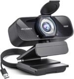 1080P Webcam with Active Light Correction, Privacy Cover, Plug and Play USB Webcam for PC/Desktop/Laptop - Image 2