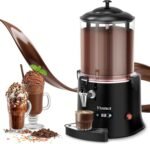 10L/2.6Gal Commercial Hot Chocolate Machine Hot Drink Dispenser, 86-194°F Intelligent Temperature Control Hot Beverage Maker for Chocolate, Cocoa, Milk, Coffee, Juice, Black - Image 2
