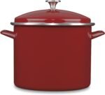 12QT STOCKPOT W/COVER RED - Image 2