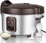 13L Commercial Large Capacity Rice Cooker for Resturant | 60 Cups rice cooked with One-Touch Operation | Auto keep warm for 12h - Image 2