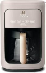 14-Cup Programmable Drip Coffee Maker Touch-Activated Display 1200W Auto-Brew by Drew Barrimore (Porcini Taupe) - Image 2
