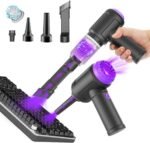 14500 Pa Computer Vacuum Cleaner Mini & 110000RPM Compressed Air Duster for Keyboard Cleaning Cordless Canned Air Powerful Energy Efficient - Image 2