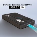 Ultra Slim Portable External Hard Drive USB 3.0 HDD Storage for PC, Laptop, Mac, Xbox one, PS4, PS5 (1TB) - Image 4