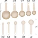 Beille Cream Wheat Straw Measuring Cups Spoons Set Cooking Baking Tools 10pc - Image 4