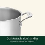 Cuisinart 4-Piece Cookware Set, 12 Quarts, Chef's Classic Stainless Steel Pasta/Steamer, 77-412P1 - Image 4