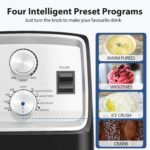 Aeitto Blenders for Kitchen with 1800W Motor, 68Oz. Large Capacity, 2-in-1 Blender & Grinder Combo, BPA-Free Countertop Professional Blender for Smoothies, Ice Crush, Frozen Drinks, Silver - Image 5
