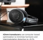 Sennheiser HD 600 - Audiophile Open-Back Dynamic Wired Headphones Over Ear with Natural Soundstage and Premium Comfort for Music Lovers, Open Metal Earpiece Covers, Black - Image 4