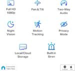 TP-Link Tapo Pan/Tilt Security Camera for Baby Monitor, Pet Camera w/Motion Detection, 1080P, 2-Way Audio, Night Vision, Cloud & SD Card Storage, Works with Alexa & Google Home (Tapo C200) - Image 3