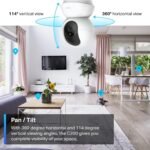 TP-Link Tapo Pan/Tilt Security Camera for Baby Monitor, Pet Camera w/Motion Detection, 1080P, 2-Way Audio, Night Vision, Cloud & SD Card Storage, Works with Alexa & Google Home (Tapo C200) - Image 4