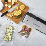 FoodSaver PowerVac Compact Vacuum Sealing Machine Stainless Steel & Black Vertical Storage VS0150 | Preserves freshness reduces bag waste for both dry and wet food - Image 3