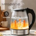 MEGAWISE 1.8L Electric Kettle CX-817 - Fast Boil, Auto Shut-Off, Boil-Dry Protection, (1.8L) - Image 3