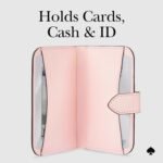 kate spade new york Morgan Magnetic Phone Wallet/Card Holder - Compatible with MagSafe Phones and Cases - Chalk Pink - Image 5