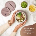 Crock-Pot 20-Ounce Electric Lunch Box, Portable Food Warmer, Blush Pink | Perfect for Travel, Car, On-the-Go | Spill-Free, Dishwasher-Safe - Image 3
