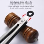 Kyraton Stainless Steel Kitchen Utensils Set 6 Pieces, Cooking Utensil Set Include Metal Spatula Sets, Skimmer, Ladle, Tongs, Potato Masher, Dishwasher Safe - Image 4