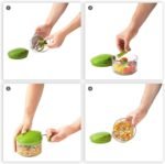 Kuhn Rikon Pull Chop Chopper/Manual Food Processor with Cord Mechanism, Green, 2-Cup - Image 4