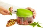 Kuhn Rikon Pull Chop Chopper/Manual Food Processor with Cord Mechanism, Green, 2-Cup - Image 5