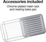 Proctor Silex Simply-Crisp Air Fryer Toaster Oven Combo with 4-in-1 Functionality (Air Fry, Bake, Broil & Toast), 1200 Watts, Fits 4 Slices or Personal Pizza, Auto Shutoff, Black (31265) - Image 4