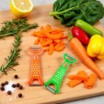 2 Pcs Vegetable Fruit Peeler Parer Julienne Cutter Slicer Peel Kitchen Tool Gadget Practical Processed Peelers Graters, Peelers and Slicers Kitchen Utensils and Gadgets - Image 3