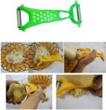 2 Pcs Vegetable Fruit Peeler Parer Julienne Cutter Slicer Peel Kitchen Tool Gadget Practical Processed Peelers Graters, Peelers and Slicers Kitchen Utensils and Gadgets - Image 4