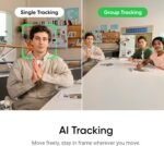 Insta360 Link 2 - PTZ 4K Webcam for PC/Mac, 1/2" Sensor, AI Tracking, HDR, AI Noise-Canceling Mic, Gesture Control for Streaming, Video Calls, Gaming, Works with Zoom, Teams, Twitch & More - Image 5