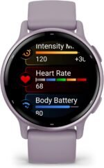 Garmin vívoactive 5, Health and Fitness GPS Smartwatch, AMOLED Display, Up to 11 Days of Battery, Orchid - Image 3