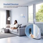 Video Doorbell Camera, 1080p, 2-Way Audio, Night Vision, AI Human Detection, Cloud Storage, Battery Powered, 2.4G Wi-Fi, Doorbell Receiver - Image 6