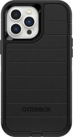 OtterBox iPhone 13 Pro Max & iPhone 12 Pro Max Defender Series Case - Black, Rugged & Durable, with Port Protection, Includes Holster Clip Kickstand - Image 3