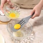 Tongjude Silicone Spurtle Set, Silicone Spatula Set, Heat Resistant Cooking Utensil for Nonstick Cookware, Serving，Baking, Whisking, Smashing, Scooping, Spreading, 4 Piece - Image 5