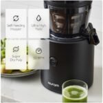 Hurom H320 Cold Press Juicer Machine, Easy to Clean Masticating Slow Juicer, Coarse Strainers, Self-Feeding, Hands Free, Family Size, Quiet Motor, Easy Assembly (Black) - Image 3