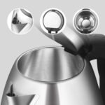 TOPWIT Electric Kettle, 2.0L Hot Water Kettle Electric, BPA-Free Stainless Steel Tea Kettle, Electric Kettles for Boiling Water with Fast Boil, Auto Shut-Off & Boil Dry Protection, Silver - Image 3