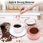 Measuring Cups and Spoons Set, 10 Pieces Nesting Measure Tools, Kitchen Essentials Gadgets with Stainless Steel Handle for Dry & Liquid Ingredient, Pink - Image 3