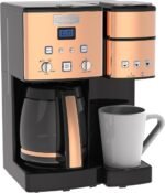 Cuisinart Single Serve + 12 Cup Coffee Maker, Offers 3-Sizes: 6-Ounces, 8-Ounces and 10-Ounces, Stainless Steel, SS-15CP, Copper - Image 3