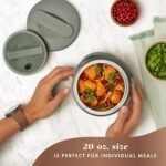 Crock-Pot Portable Electric Lunch Box 20-Ounce Food Warmer Moonshine Green | Ideal for Travel On-the-Go | Keeps Food Spill-Free Warm & Tasty | Dishwasher-Safe - Image 3