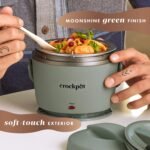 Crock-Pot Portable Electric Lunch Box 20-Ounce Food Warmer Moonshine Green | Ideal for Travel On-the-Go | Keeps Food Spill-Free Warm & Tasty | Dishwasher-Safe - Image 4