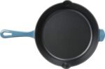 Cuisinart CI22-24BG Chef's Classic Enameled Cast Iron Round Fry Pan, 10-Inch, Provencal Blue - Image 4