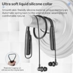 Wireless Waterproof Sports Earphones with 100 Hours of Playback time, Bluetooth Earphones with Microphone, in Ear Noise Reduction, Used for Gym Running and Exercise (Y10) - Image 4