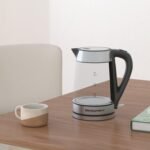 Elite Gourmet EKT-602 Electric BPA-Free Glass Kettle, Cordless 360° Base, Stylish Blue LED Interior, Handy Auto Shut-Off Function – Quickly Boil Water For Tea & More - Image 3