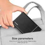 500GB Portable External Hard Drive USB3.0 Mobile HDD Storage for PC, Mac, Desktop, Laptop, Mac, Chromebook, Xbox One, Xbox 360, PS4 (Black) - Image 4