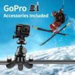 Aureday Phone Tripod, Flexible Tripod for iPhone and Android Cell Phone, Come with Wireless Remote and Clip for Video Recording/Vlogging/Selfie - Image 4