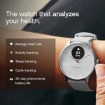 Withings ScanWatch Light - Hybrid Smart Watch, Heart Rate Monitoring, Fitness Tracker, Cycle Tracker, Sleep Monitoring - Image 3