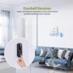 1080P Wireless Video Doorbell Camera, Smart Outdoor Surveillance Cam, FHD Live View, Cloud Storage, AI Human Detection, Instant Alert, Night Vision, Two Way Audio, 2.4G WiFi Only (Purple) - Image 5